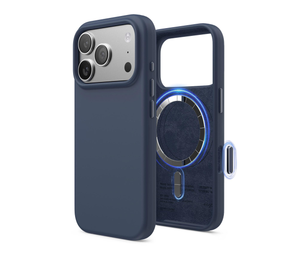 Elago Magsafe Silicon Case do iPhone 17 PRO Indigo - 1360463 - zdjęcie